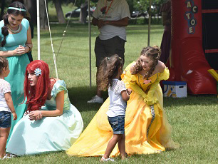 Bonding with princesses